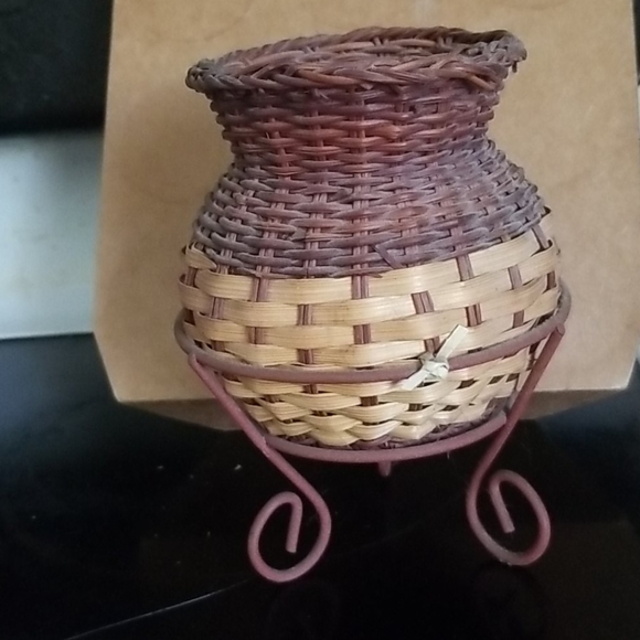 🍁6/$20🍁 ANY 6 🎃 DECORATION AAutumn 🍂 Decor #6 12in pushins w/Wicker Vase - Picture 5 of 9